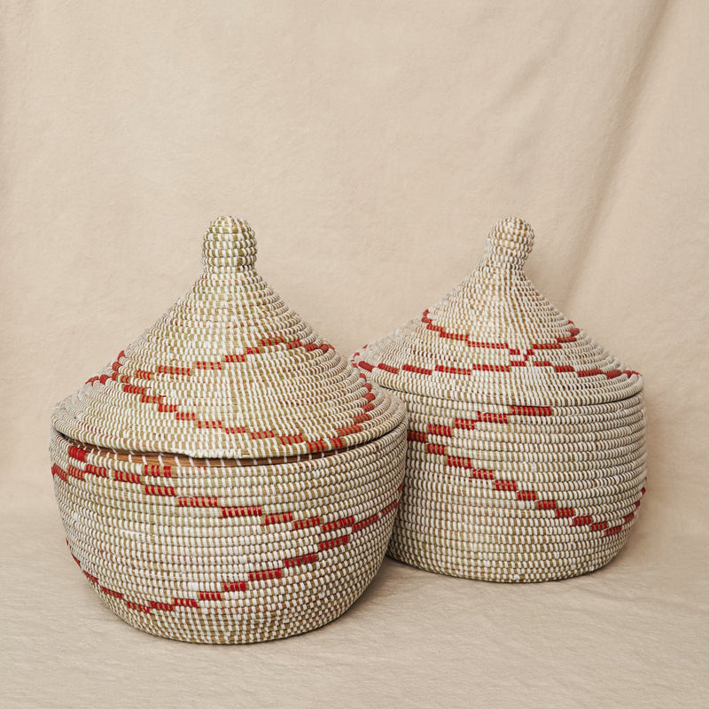 African Basket With Lid Expedition Subsahar