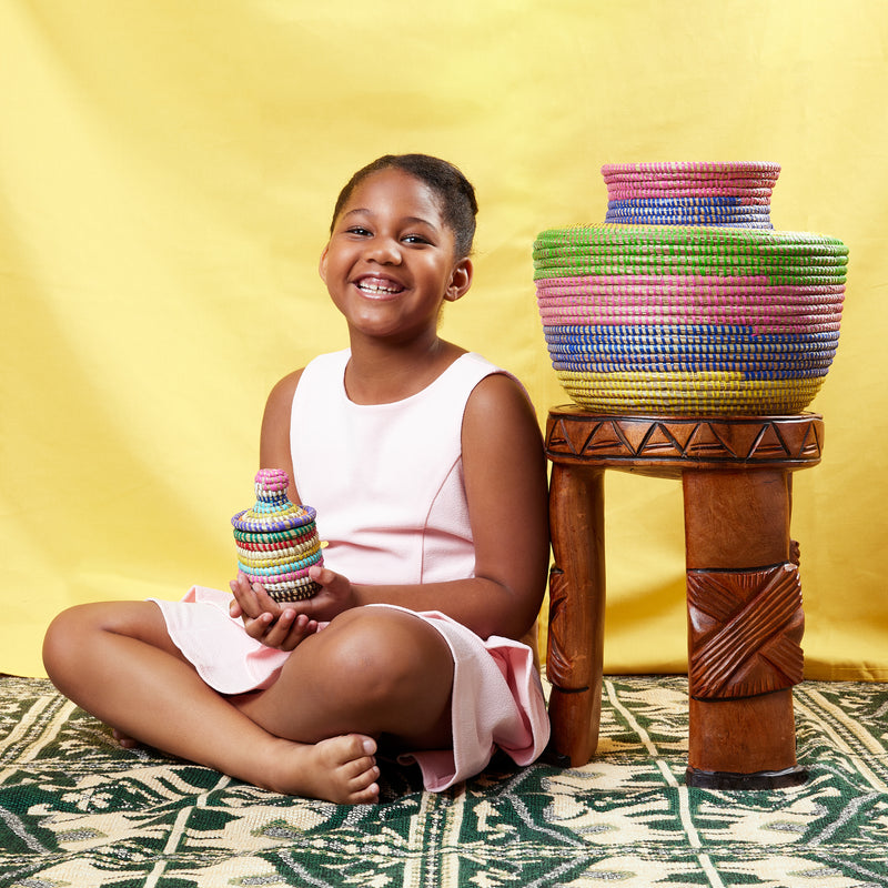 Adama Hand-carved Stool