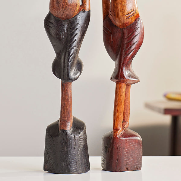 Harit Wooden Sculpture (set of two)