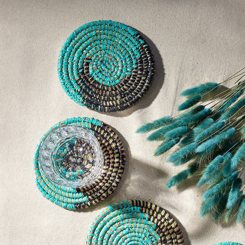 Baba Coaster Baba Woven Coasters – Ethnically Made & Handwoven Home Decor